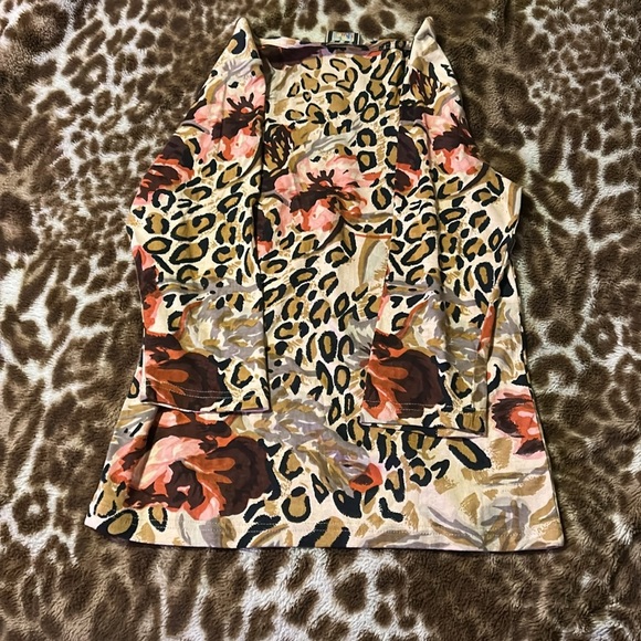 Leopard Print Sequin Fabric - Picture 2 of 7